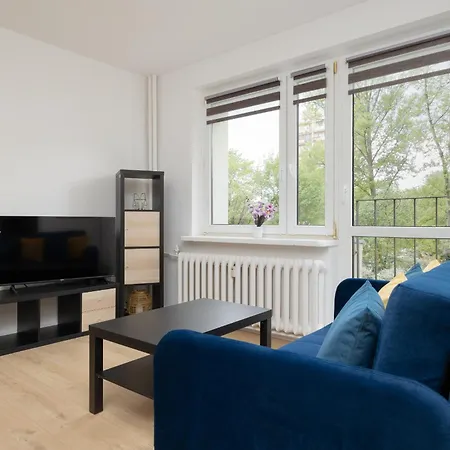 Bright Studio For 4 People In Warsaw By Noclegi Renters Eksteriør bilde